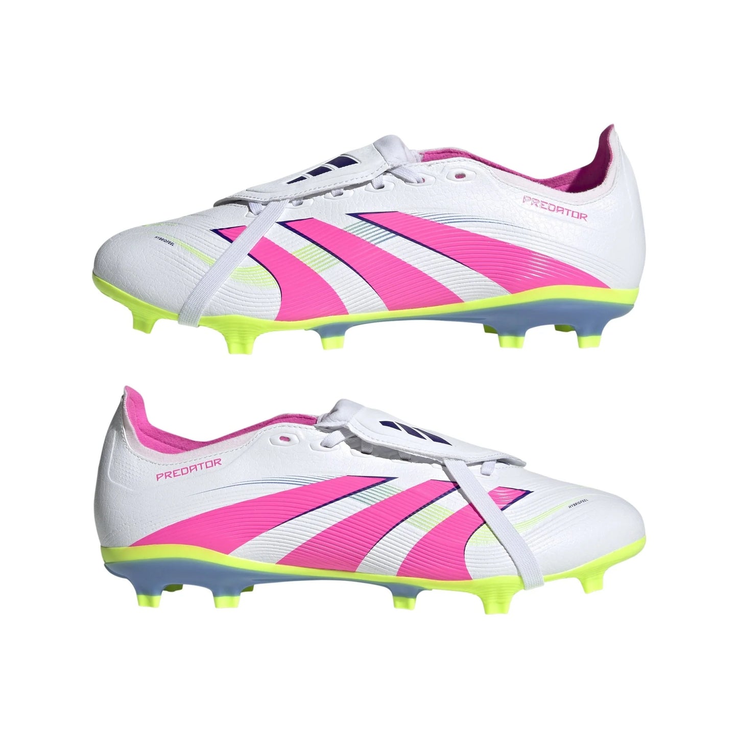 adidas Predator League Fold Over Tongue Firm Multi Ground Boots White Pink
