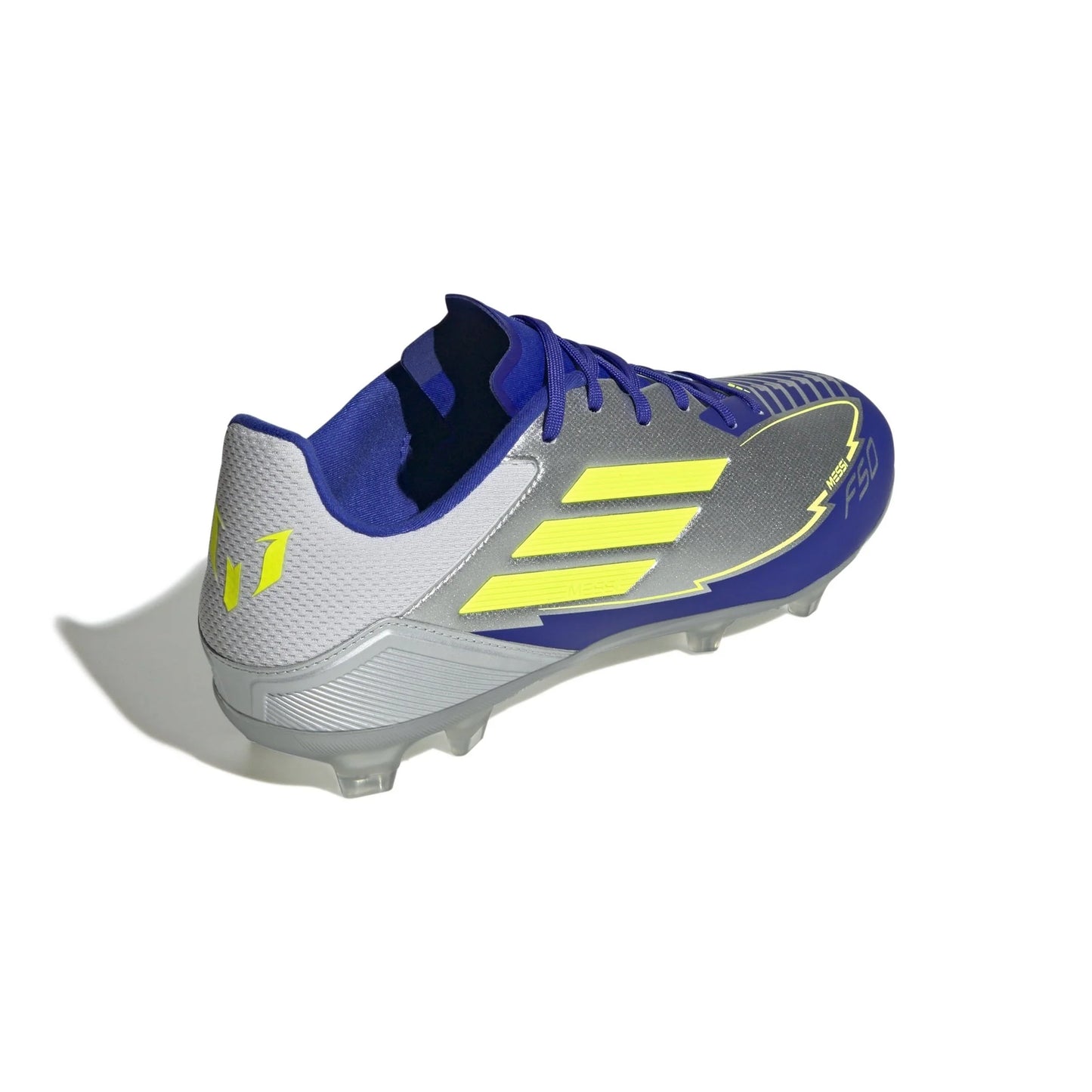 adidas F50 League Messi Firm Multi Ground Boots Silver Yellow