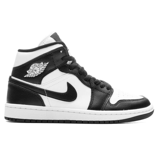 Womens Air Jordan 1 Mid White Black White