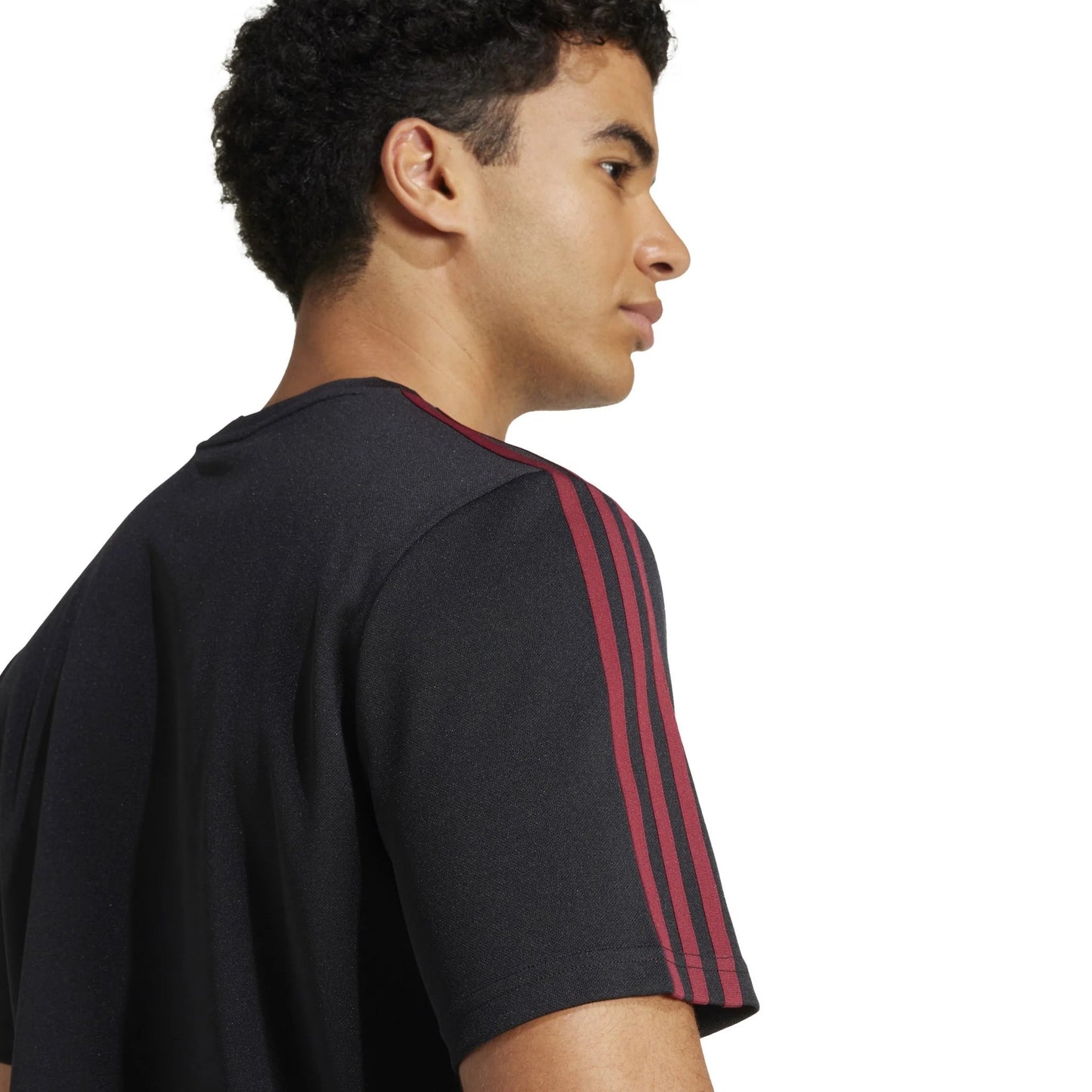 adidas Mens Manchester United CNY Jersey 24 25 Black