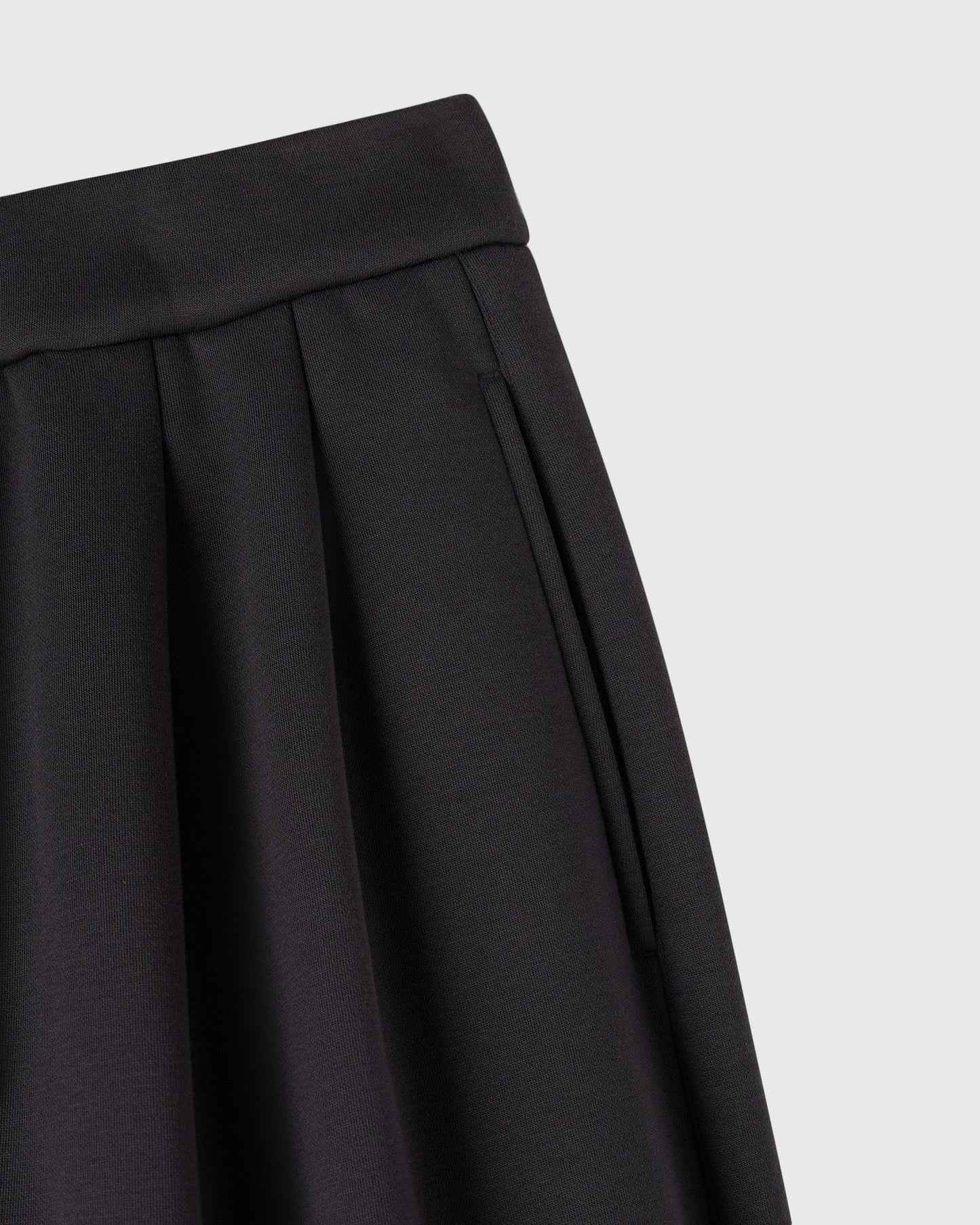 Luxe Fleece Pull On Trouser Pinstripe