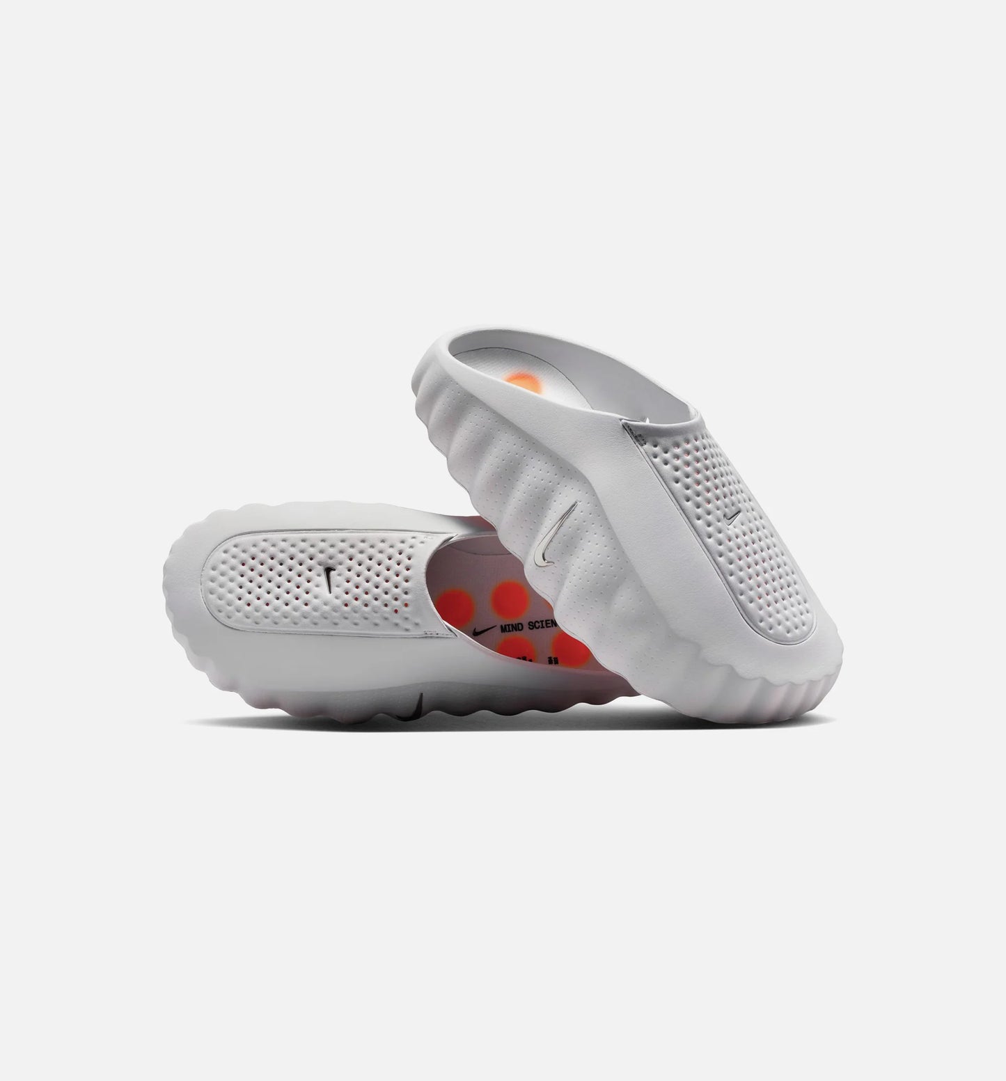 Mind 001 Pregame Mules Mens Lifestyle Sandal Light Smoke Grey Photon Dust Hyper Crimson Chrome Limit One Per Customer