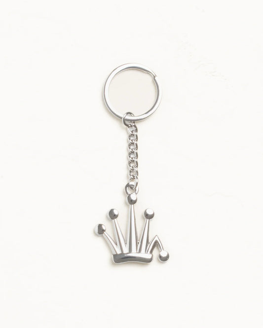 METAL BENT CROWN KEYCHAIN
