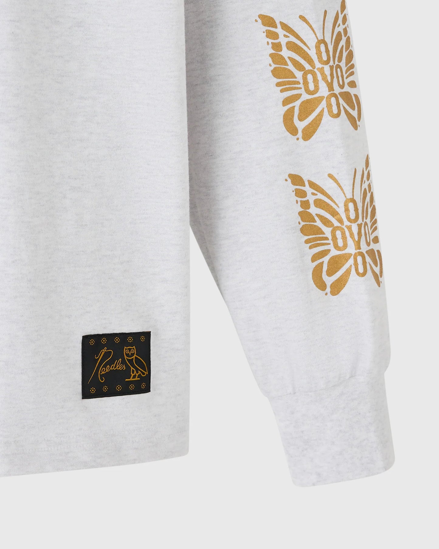 NEEDLES Papillon Long Sleeve Tee White