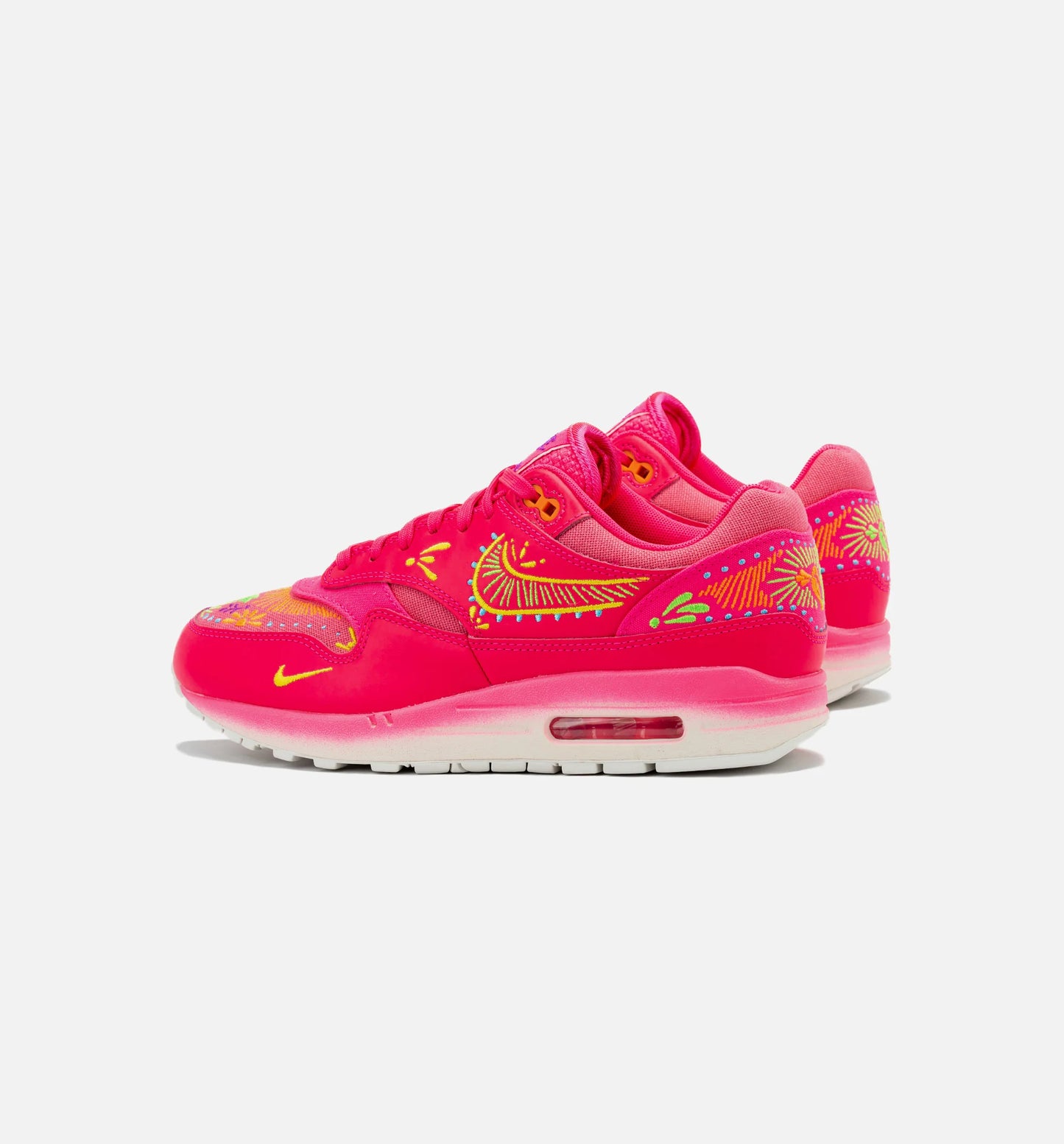 Air Max 1 Dia De Muertos Mens Lifestyle Shoe Hyper Pink Yellow