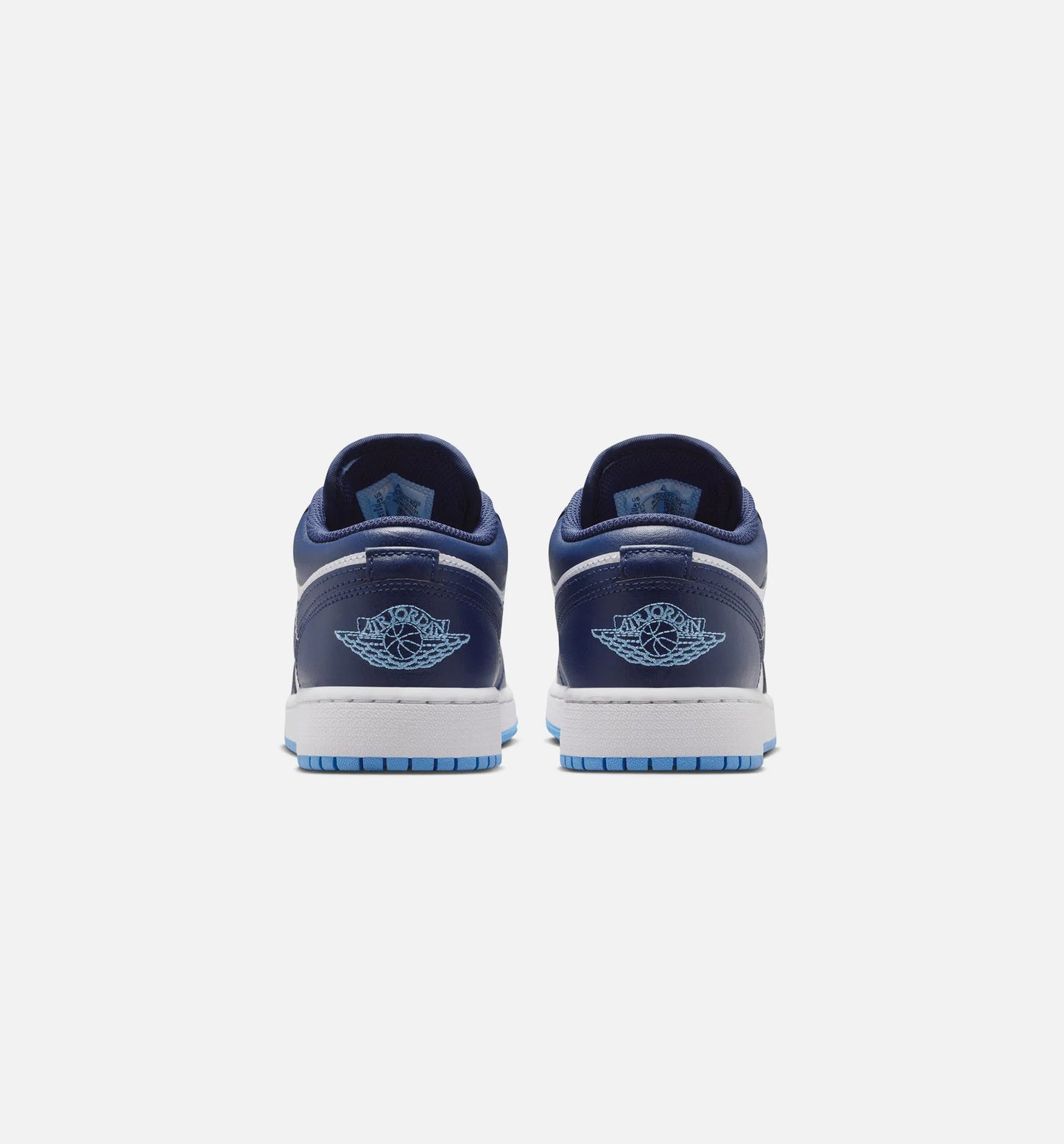 Air Jordan 1 Low Grade School Lifestyle Shoe Midnight Navy University Blue White