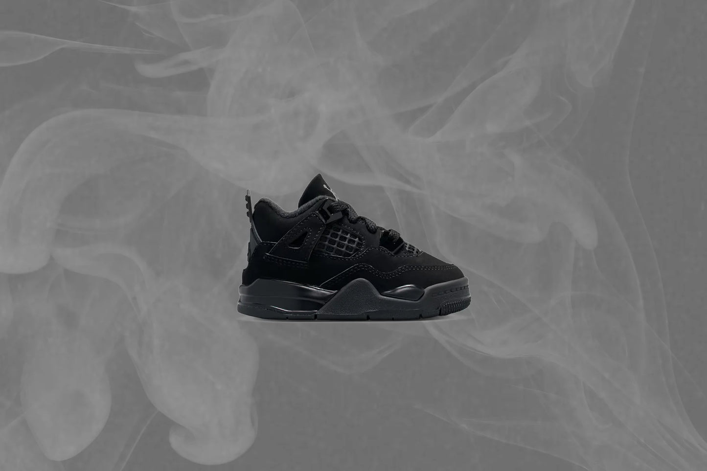 Air Jordan 4 Retro Black Cat TD Black Light Graphite