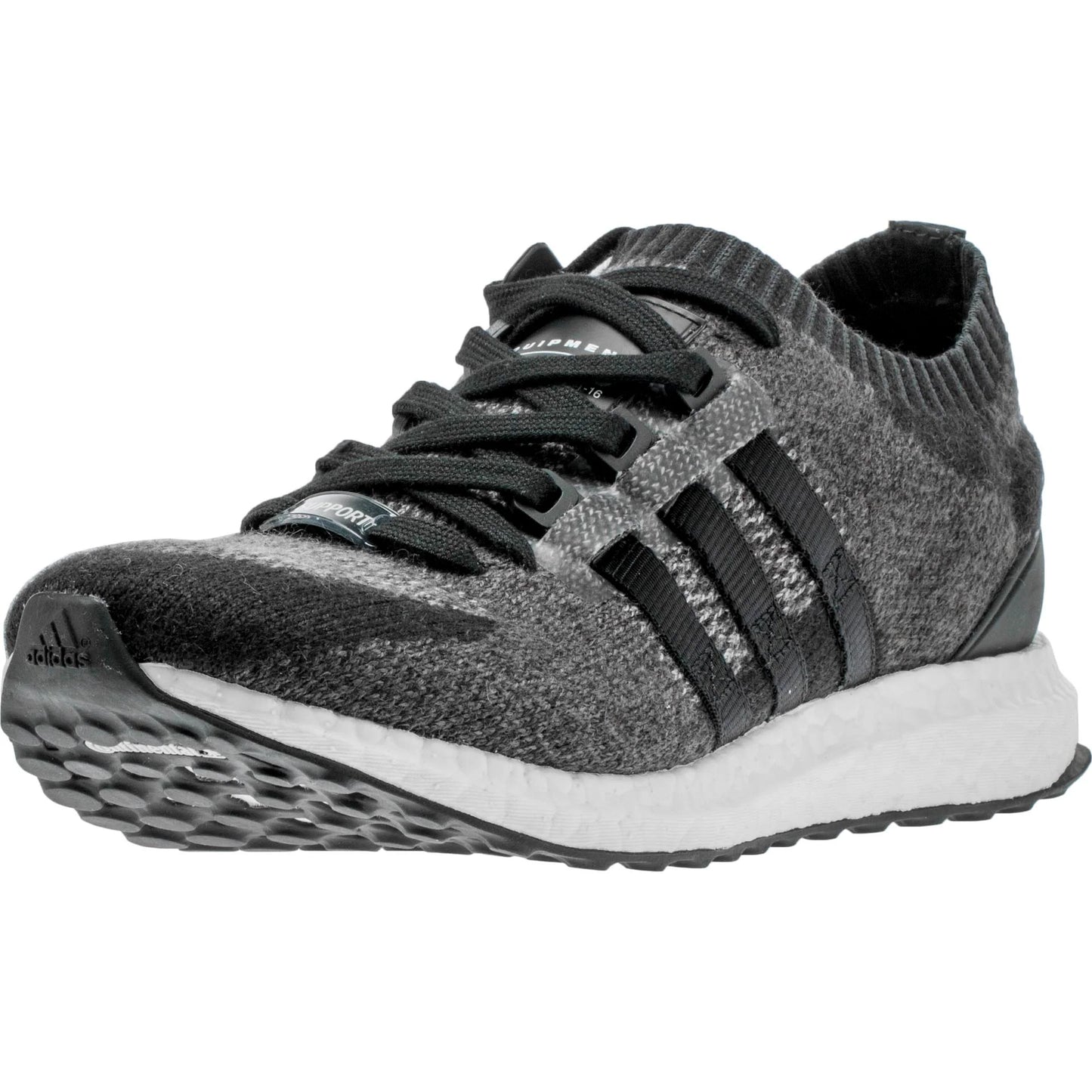 EQT Support Ultra Primeknit Core Black Mens Black Grey