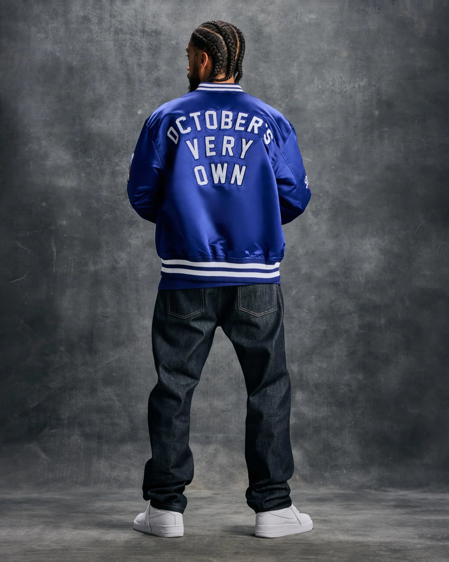 New Era MLB Los Angeles Dodgers Varsity Jacket Blue