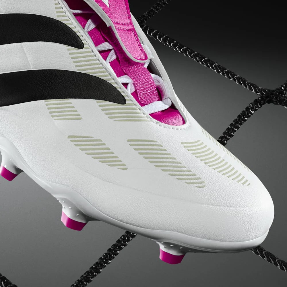 adidas Predator Precision3 FG Firm Ground Soccer Cleats White Black