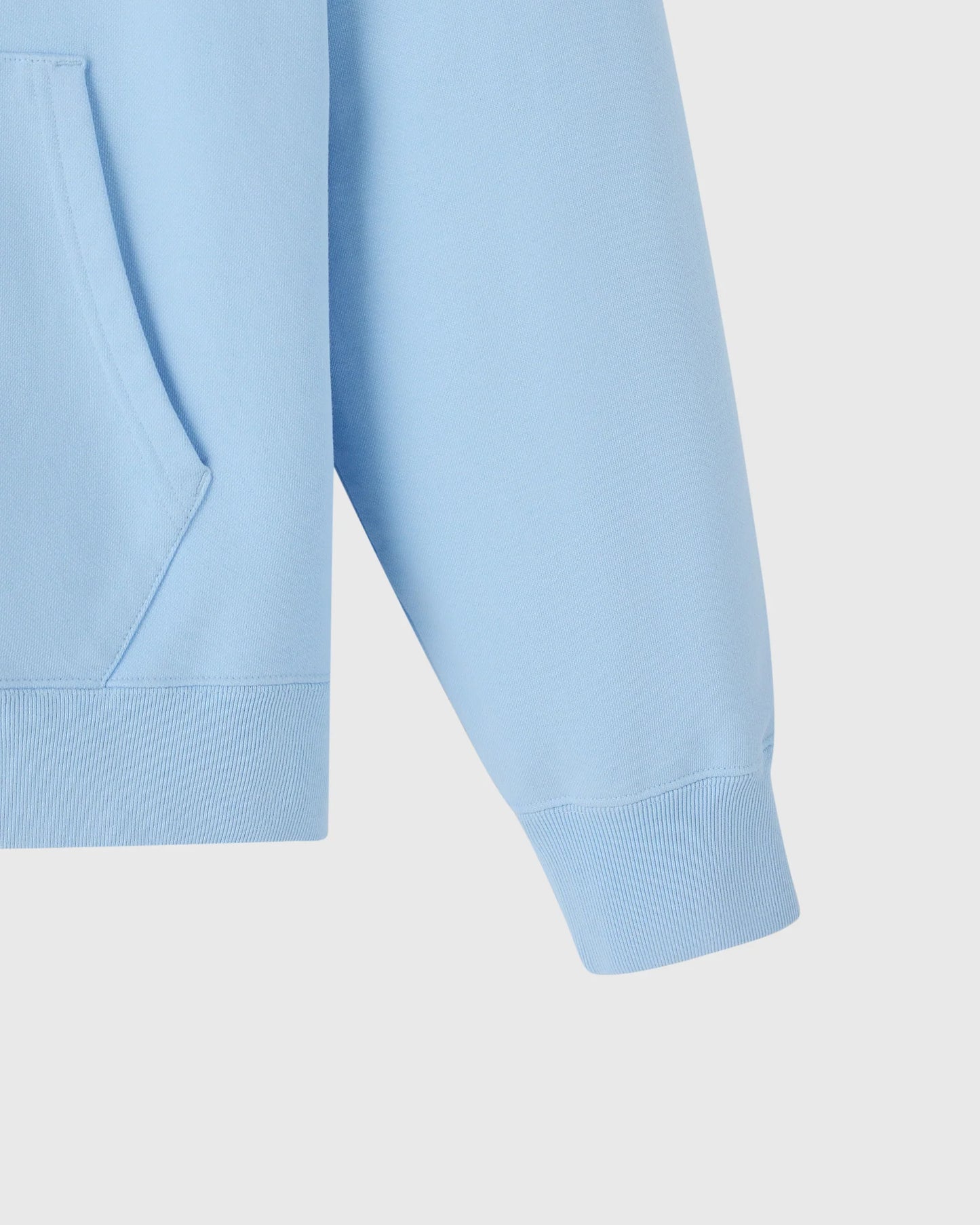Classic Full Zip Hoodie Light Blue