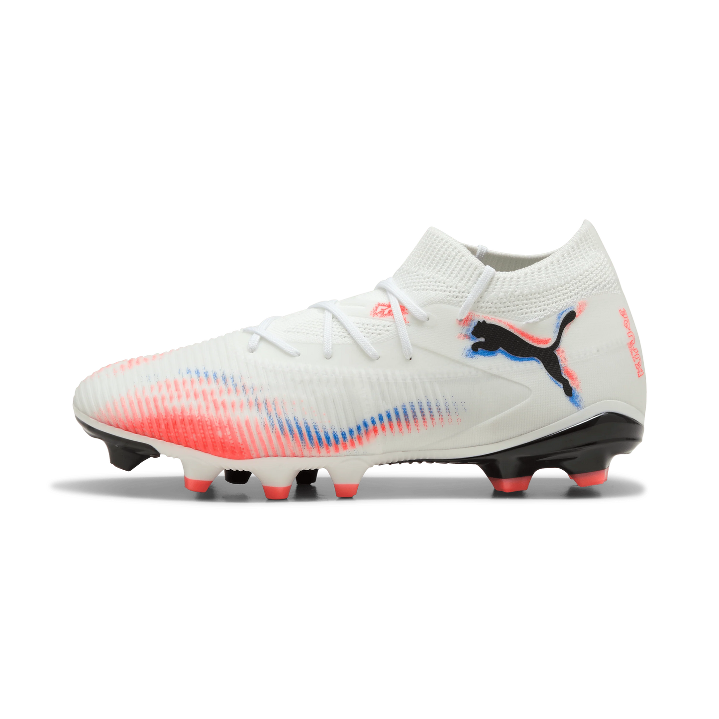 PUMA Future 8 Match FG AG Firm Multi Ground Womens Soccer Cleats White Black