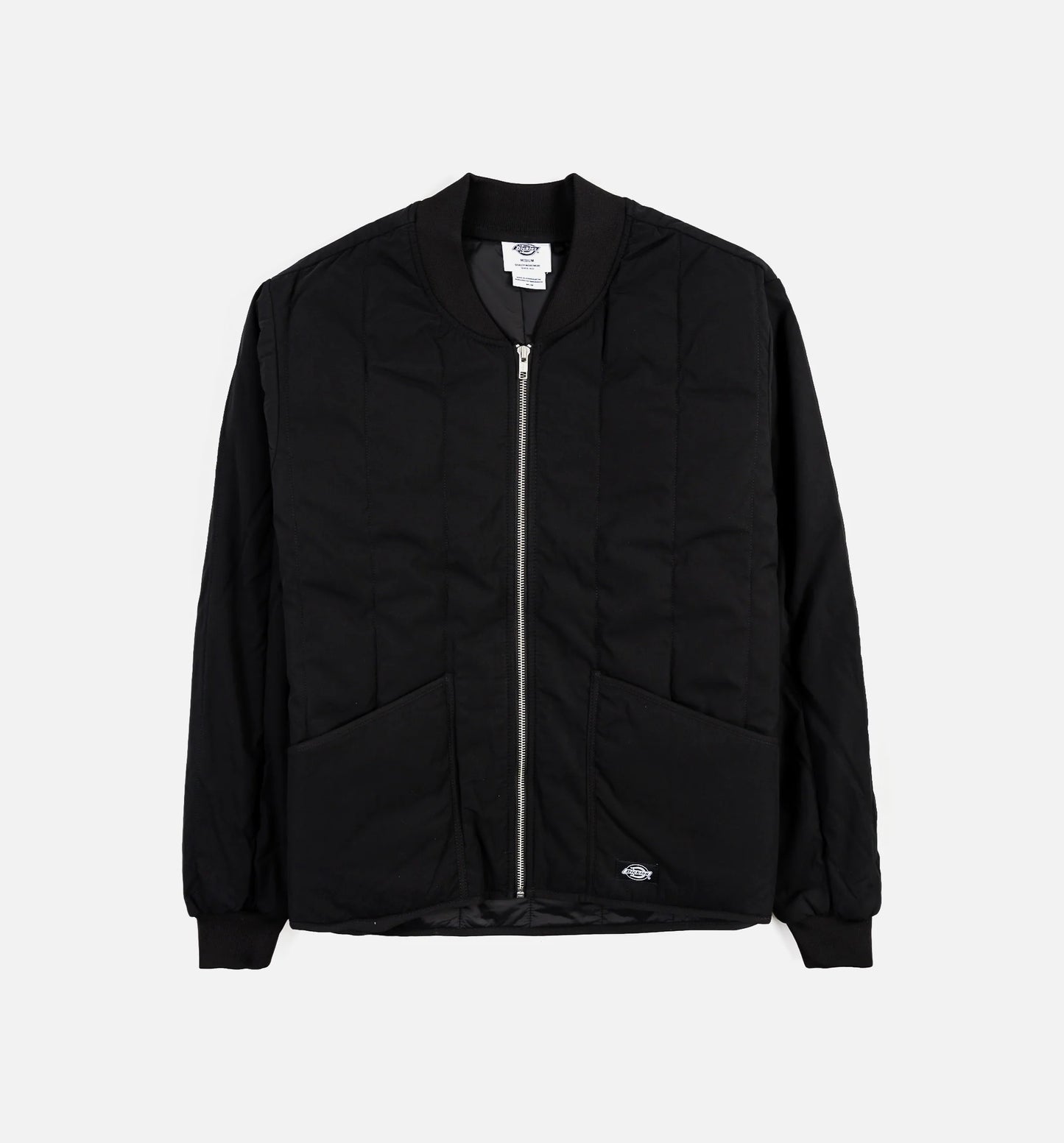 Diamond Quilted Insulated Mens Jacket Black