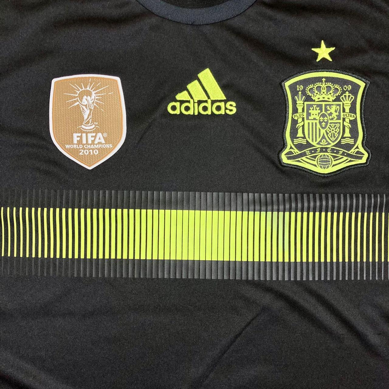 adidas Spain Away Jersey 14 Black Yel