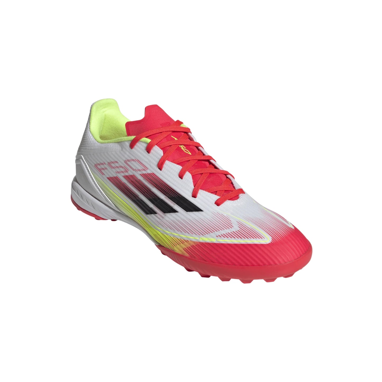 adidas F50 League Turf Boots White Black