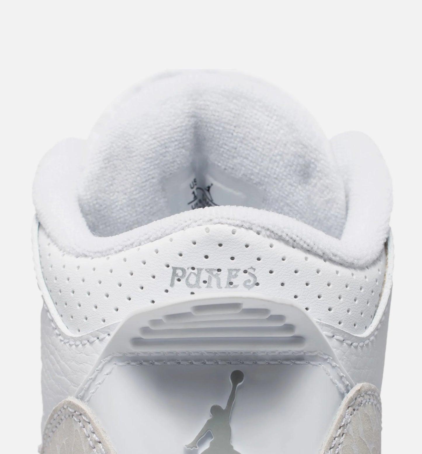 Air Jordan 3 Retro White and Silver Preschool Lifestyle Shoe White Metallic Silver Free Shipping