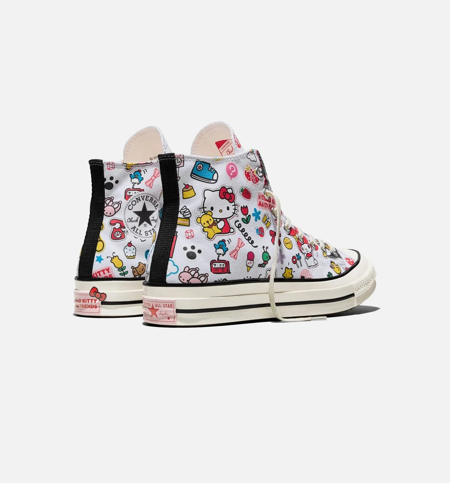 Hello Kitty And friends Chuck 70 Mens Lifestyle Shoe White Pink Green