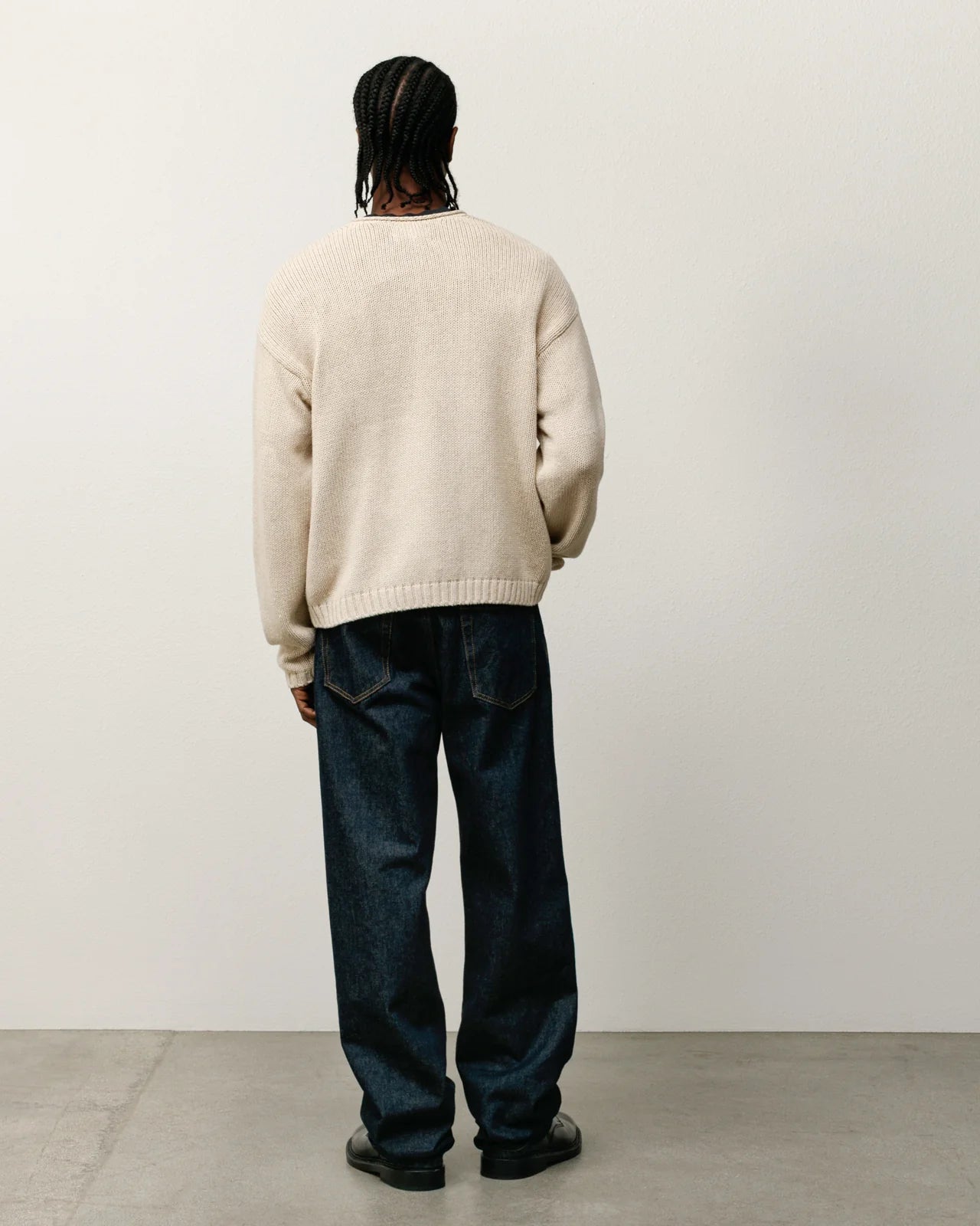 ROLL V NECK SWEATER
