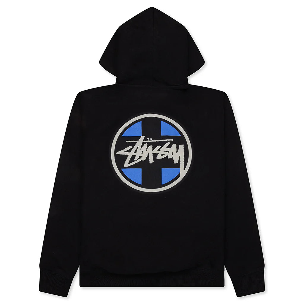 Cross Dot Hoodie Black