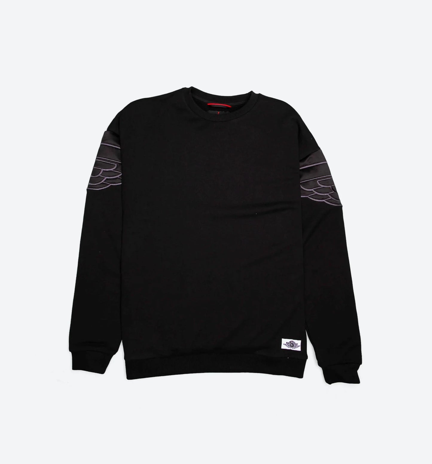 Air Jordan Classic Crew Mens Shirt Black Black