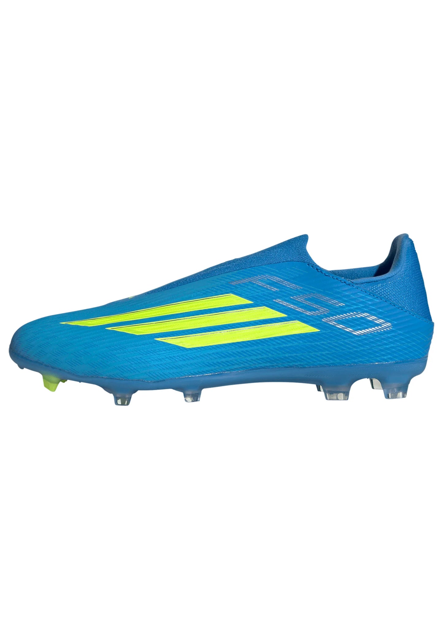 adidas F50 League Laceless FG MG Firm Ground Multi Ground Mens Soccer Cleats Blue Yellow Aqua