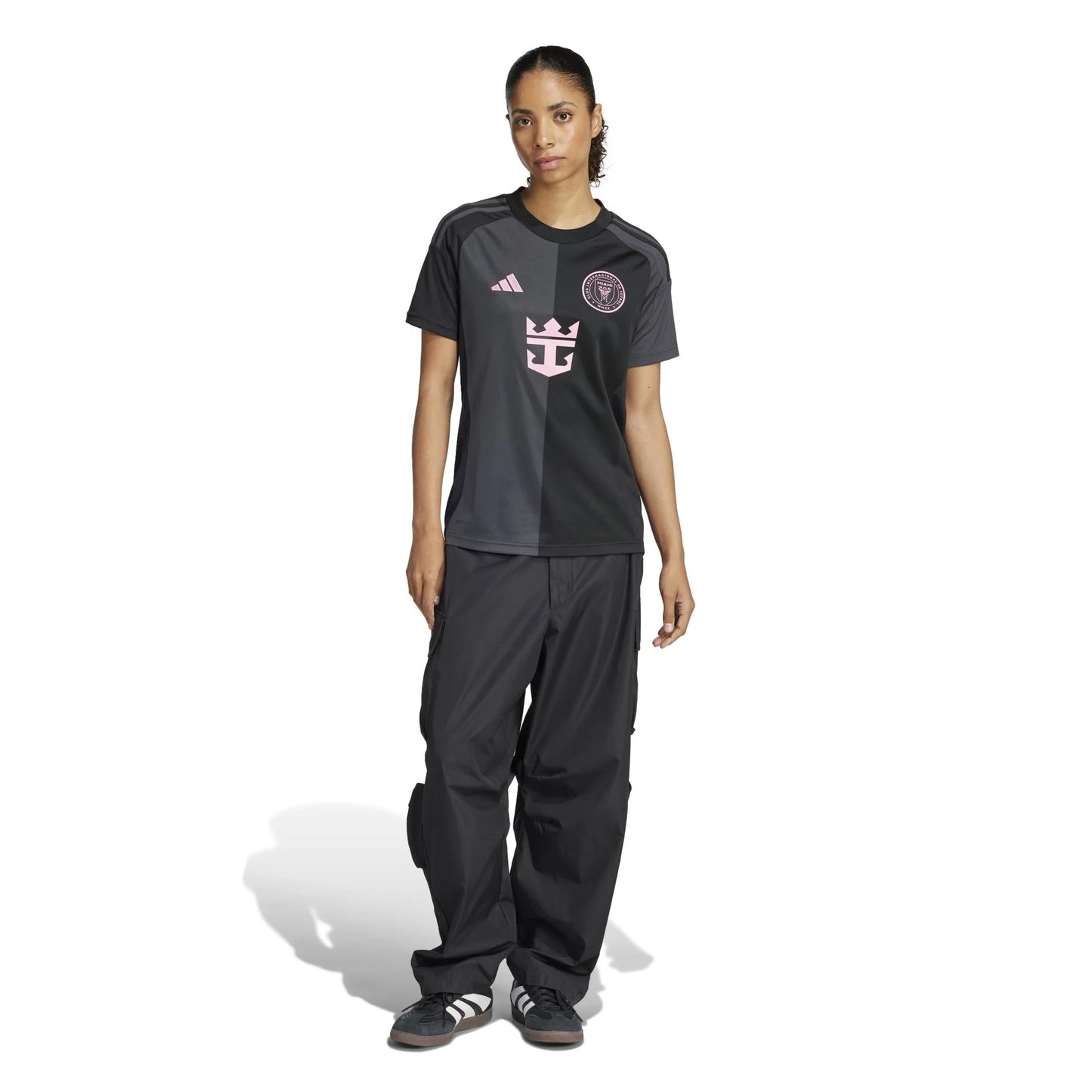 adidas Womens Inter Miami CF Messi Away Jersey 25 26 Black