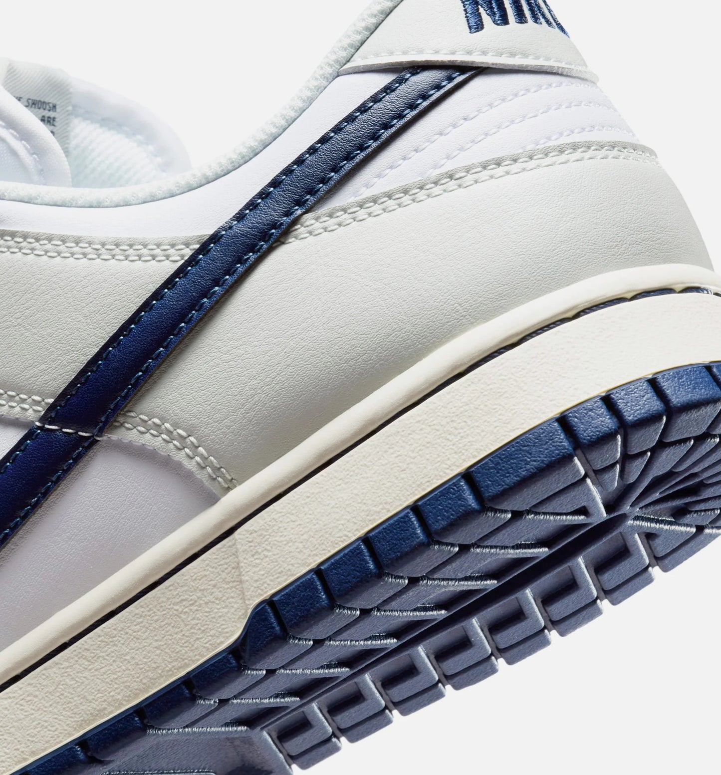 Dunk Low Mens Lifestyle Shoe White Midnight Navy Photon Dust Coconut Milk
