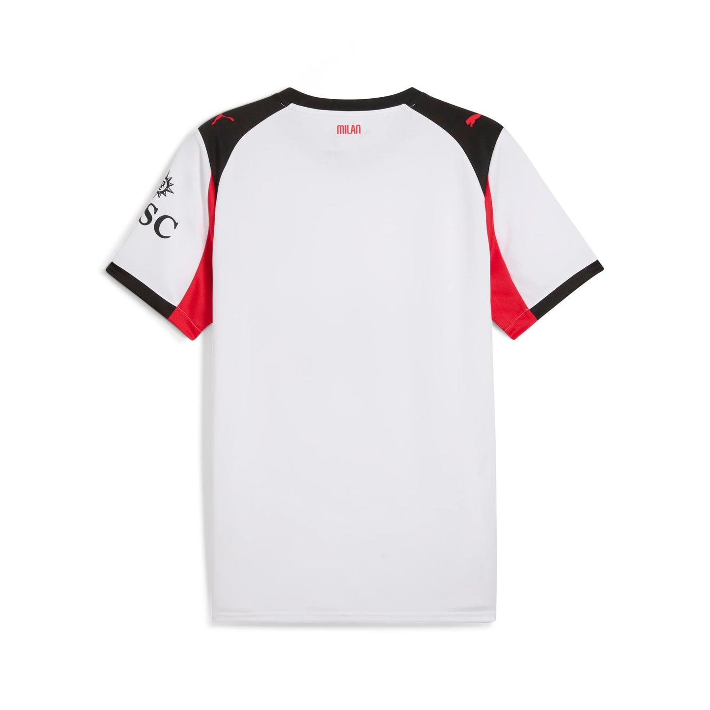 PUMA Mens AC Milan Away Soccer Jersey 25 White Red